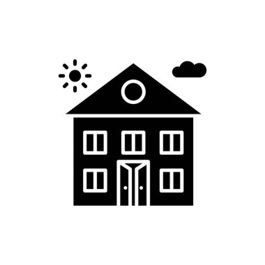 Vektör olarak ev simgesi. Logotype