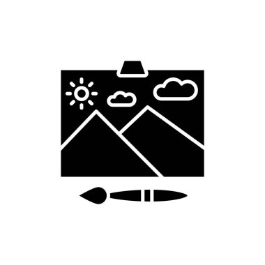 Vektör olarak çizilmiş resim simgesi. Logotype