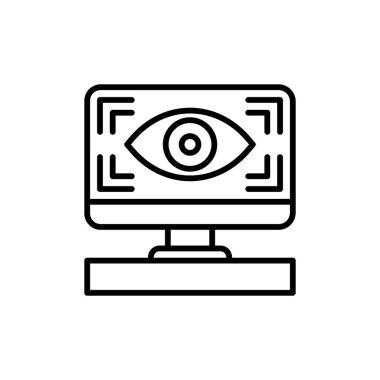 Vektör içinde odaklanma simgesi. Logotype