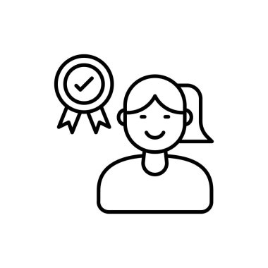 Vektörde en iyi uygulama simgesi. Logotype