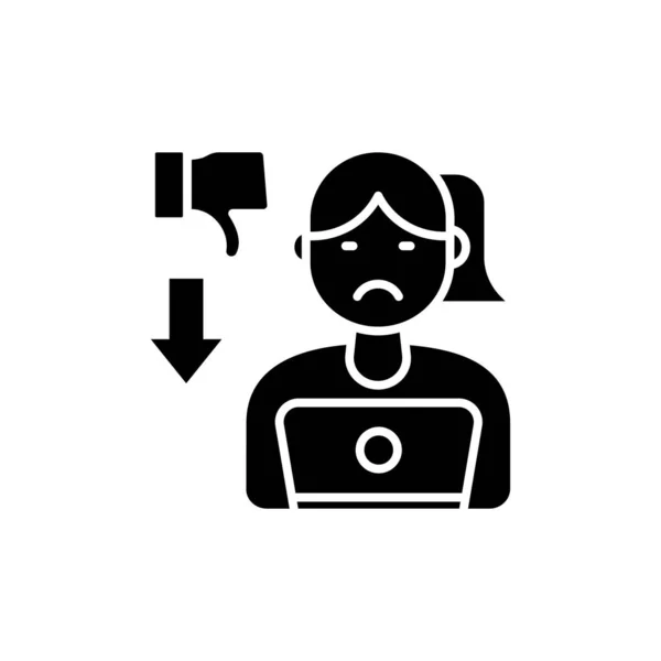 Job Creep Icon Vector Logotype — Stock Vector