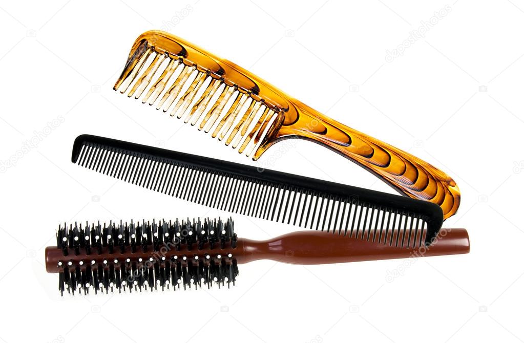 Professional comb isolated on white background