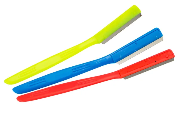 Colorful disposable razor — Stock Photo, Image