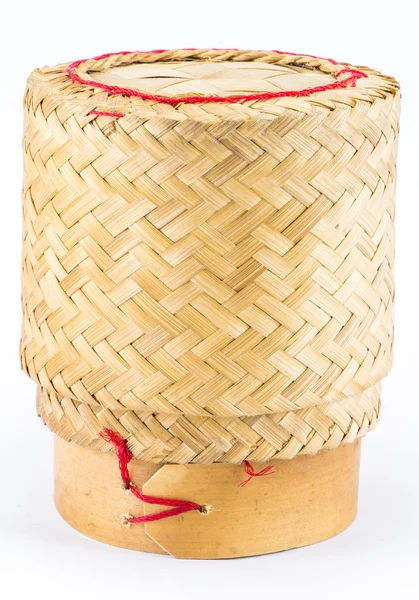 KRATIB Wooden sticky rice box — Stock Photo, Image