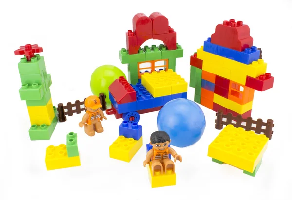 Block building toy Stok Resim