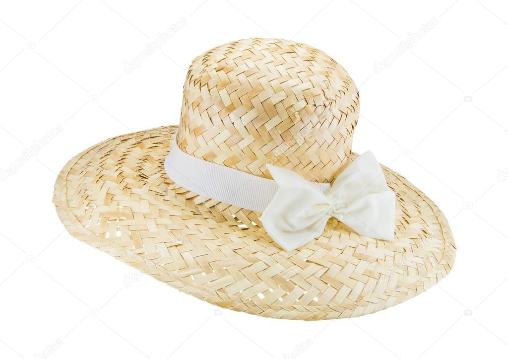Handmade Hat form Straw and bamboo thailand souvenir