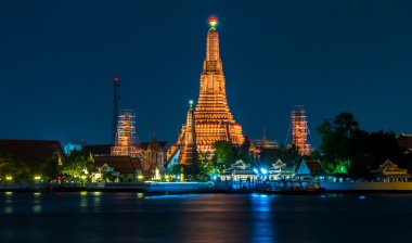 Bangkok şehir Tayland ön WAT Arun Tapınağı Nehri