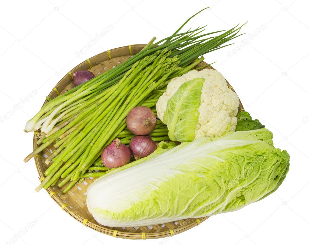 Vegie on wooden tray