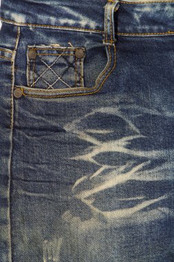 Güzel ayrıntılı mavi, koyu mavi ve siyah kot mu