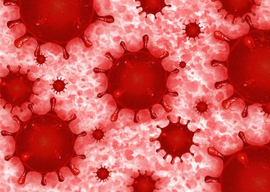 Close up Virus Abstract bacteria background