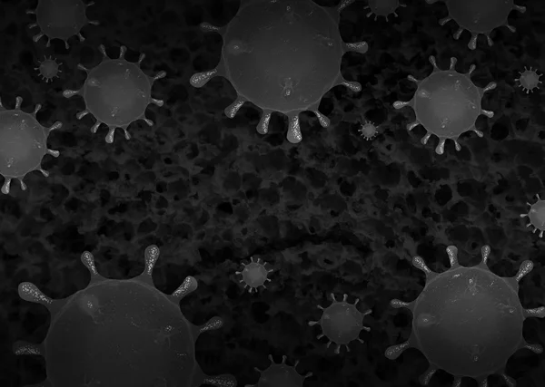 Close up Virus Abstract bacteria background — Stock Photo, Image