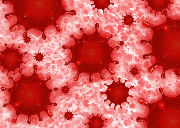 Close up Virus Astratto sfondo batteri — Foto Stock