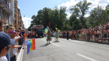 Stockholm, İsveç, 2 Ağustos 2025. Bir yaz günü Gay Onur Yürüyüşü 'ne bir göz atalım..