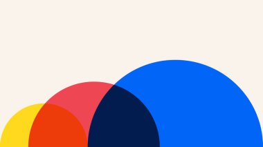 Soyut asgari geometrik sanat afişi arkaplanı