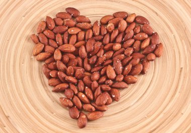 Kavrulmuş badem fındık tuzlu