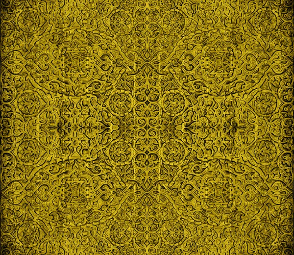 Eski İslam dekoratif süs oymalar heykel renkli duvar