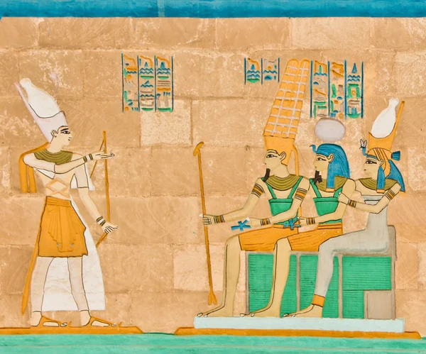 Antik Pharaonic Mısırlılar hiyeroglif oymalar