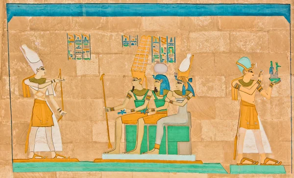 Antik Pharaonic Mısırlılar hiyeroglif oymalar