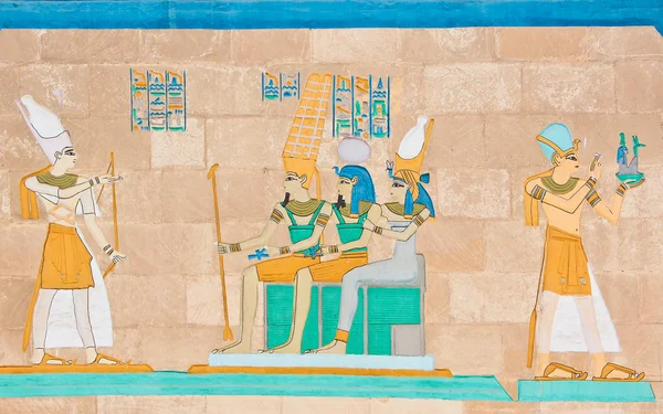 Antik Pharaonic Mısırlılar hiyeroglif oymalar