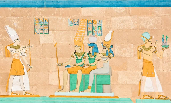 Antik Pharaonic Mısırlılar hiyeroglif oymalar