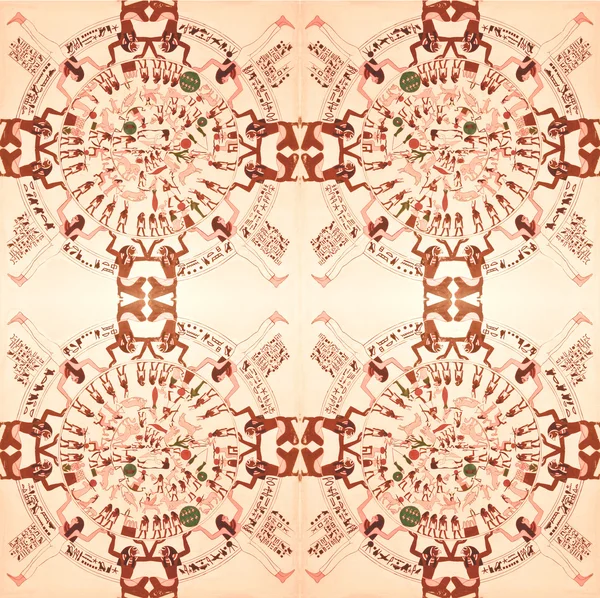 Antik Pharaonic Mısırlılar hiyeroglif oymalar