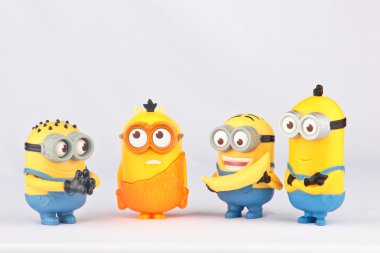 Minion Figurine 2015 yılında Mcdonalds Happy Meals ile yayınlandı