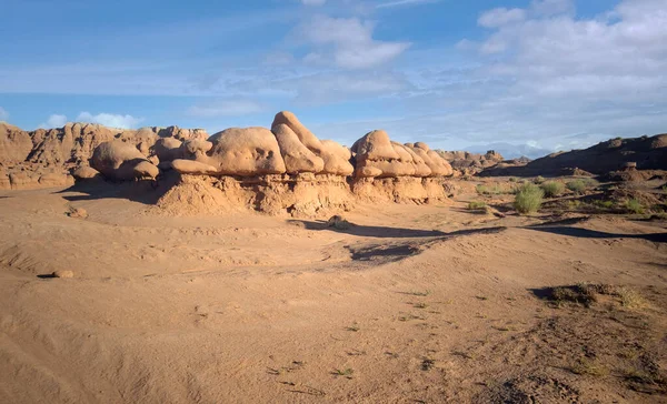 Out World Goblin Valley State Park Unique Mushroom Shaped Sandstone — Stock Photo, Image