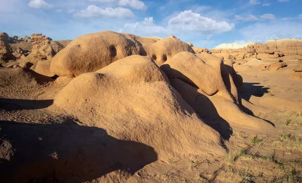 Außerhalb Dieser Welt Goblin Valley State Park Einzigartige Pilzförmige Sandstein — Stockfoto