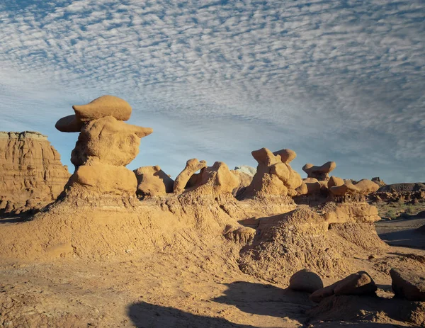 Fuera Este Mundo Goblin Valley State Park Único Hongos Forma — Foto de Stock