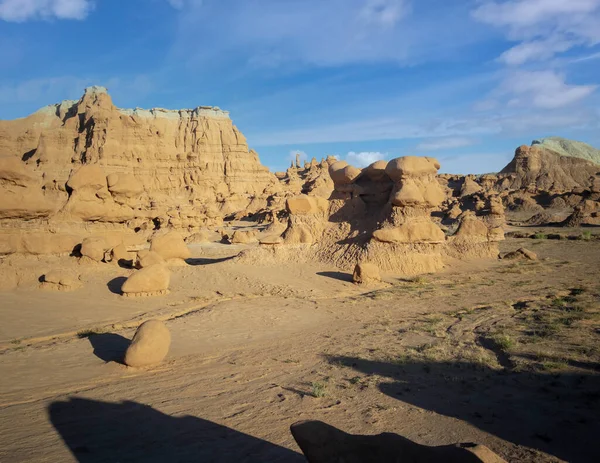 Hors Monde Goblin Valley State Park Unique Forme Champignon Hoodoos — Photo