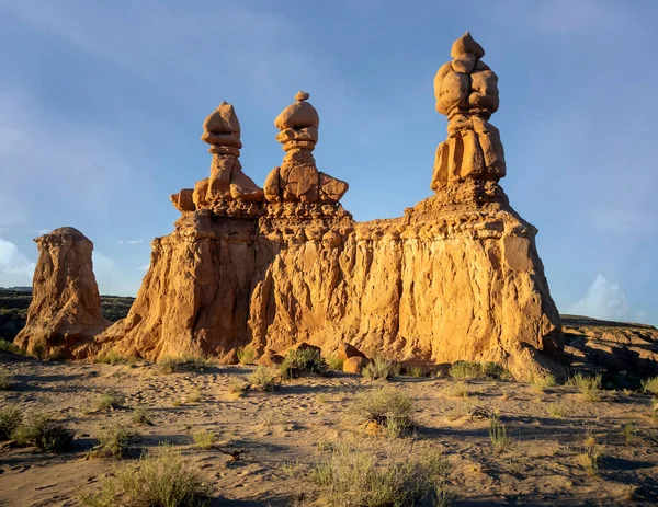 Fuera Este Mundo Goblin Valley State Park Único Hongos Forma — Foto de Stock