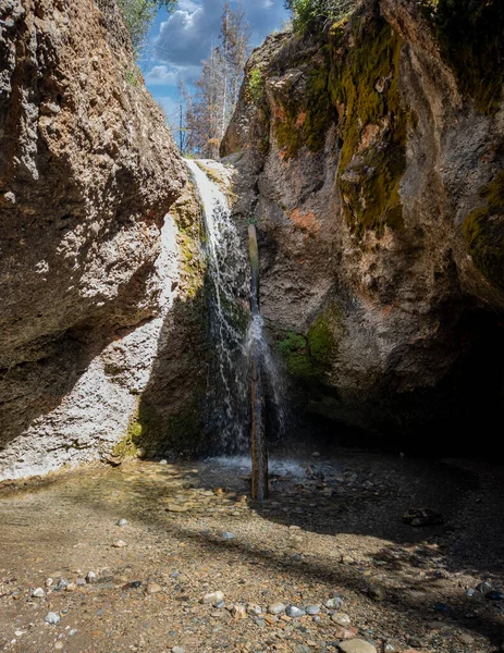 Pretty Grotto Falls Hutan Nasional Uinta Utah — Stok Foto