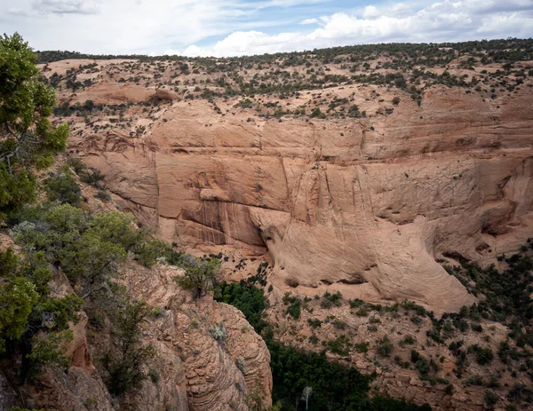 Ősi Sziklakirály Félelmetes Kanyonok Navajo Nemzeti Emlékműnél Kayenta Arizona Mellett — Stock Fotó