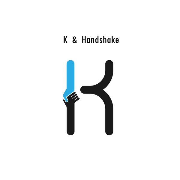 Creative K- letter icon abstract logo design vector template.Bus — Stock Vector