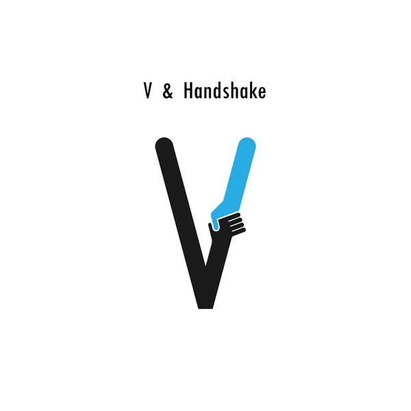創造的な V 手紙アイコン抽象的なロゴ デザイン ベクトル テンプレートです。バス — ストックベクタ