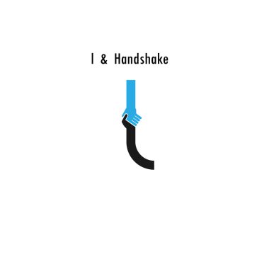 Yaratıcı L harfli simgesi soyut logo tasarım vektör şablonu.