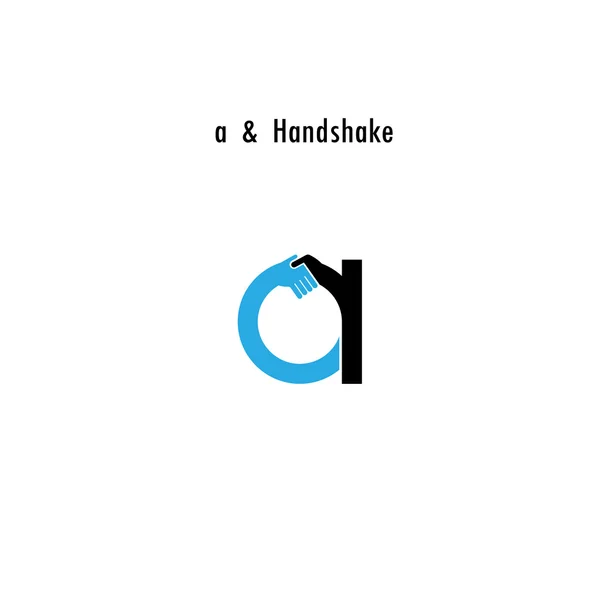 Modèle vectoriel de conception de logo abstrait d'icône de lettre A- créatif . — Image vectorielle