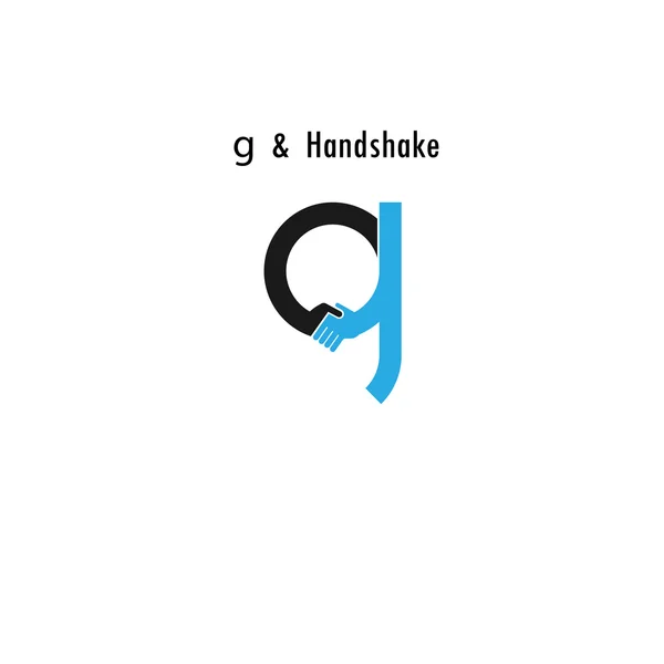 Modèle vectoriel de conception de logo abstrait d'icône de lettre G créative . — Image vectorielle