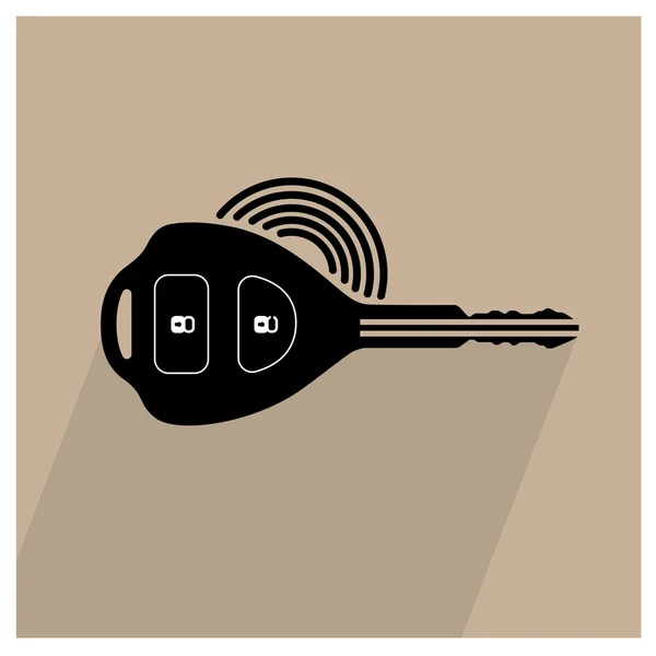 Símbolo de llave remota coche — Archivo Imágenes Vectoriales