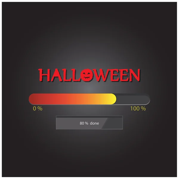 Halloween laden achtergrond. — Stockvector