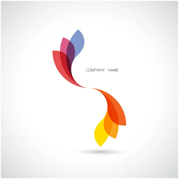 Creative abstract vector logo design template — Stock Vector