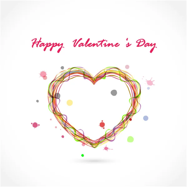 Felice San Valentino 's day background . — Vettoriale Stock