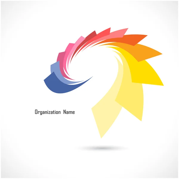 Kreative abstrakte Vektor-Logo-Design-Vorlage. Unternehmen — Stockvektor