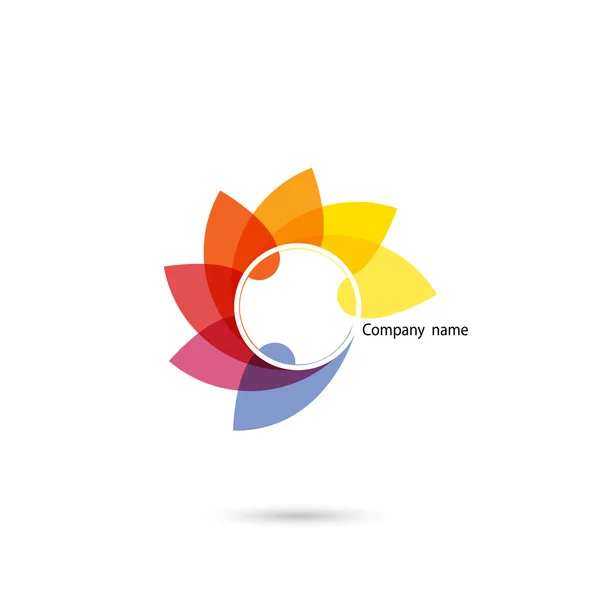 Creativo vector abstracto logotipo diseño template.Corporate negocio — Vector de stock