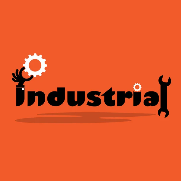 Idéia criativa da engrenagem da engrenagem, projeto liso. Conceito da inspiração industrial — Vetor de Stock