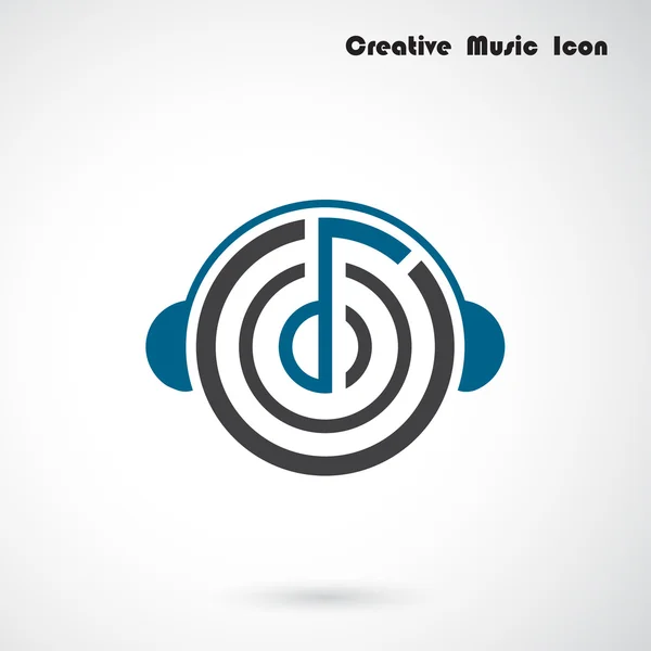 Cle 创意抽象音乐设计矢量 logo 设计模板 — 图库矢量图片