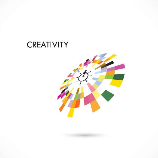 Creative circle abstrakt vektor logotyp formgivningsmall. Corporate — Stock vektor