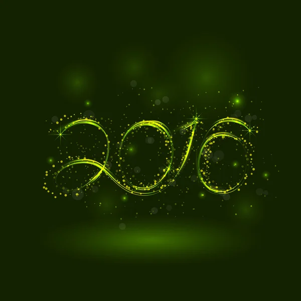 Feliz Año Nuevo 2016.Greeting card design.Vector ilustración para — Vector de stock