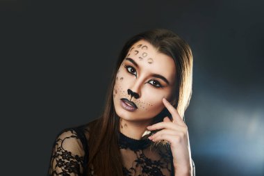 Genç bayan, yakın plan portre