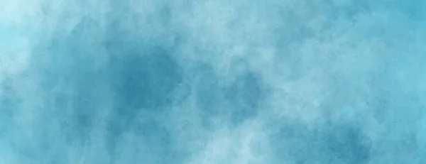 Αφηρημένη Θολή Μπλε Φόντο Ακουαρέλα — Φωτογραφία Αρχείου